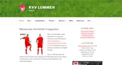 Desktop Screenshot of kvvlummen.be